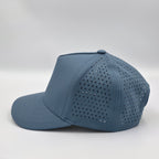 Blue cap with perforated design on a white background variant-classic-57cm-to-59cm-slate-blue variant-small-55cm-to-58cm-slate-blue