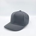 Gray cap with perforated design on a white background variant-classic-57cm-to-59cm-carbon-charcoal