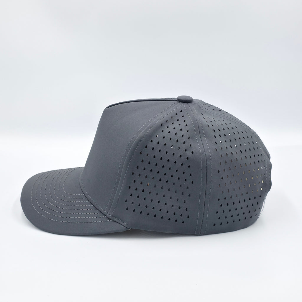 Gray cap with ventilation holes on a white background variant-classic-57cm-to-59cm-carbon-charcoal