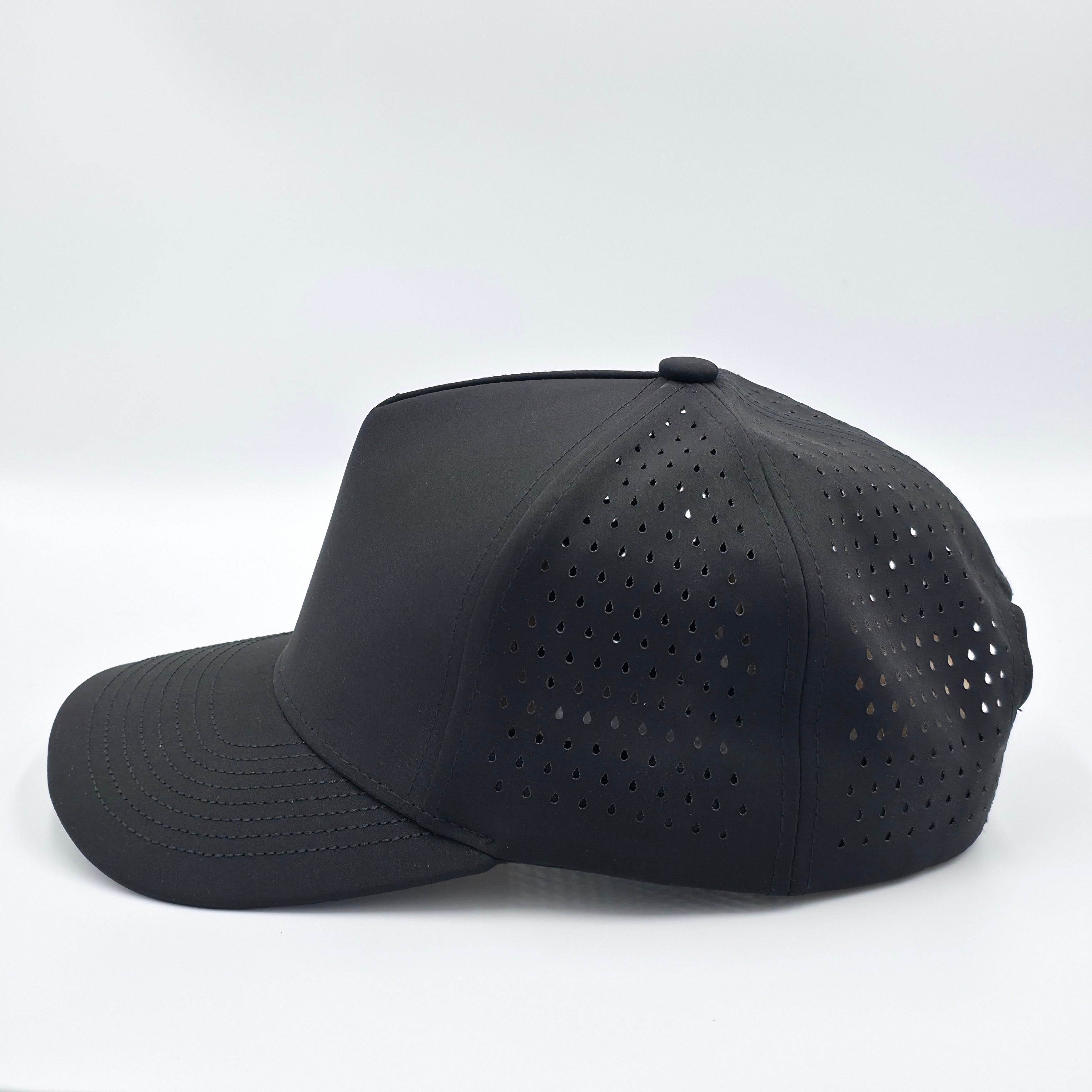 Midnight Black 5 Panel Float Drink Tan Repeat