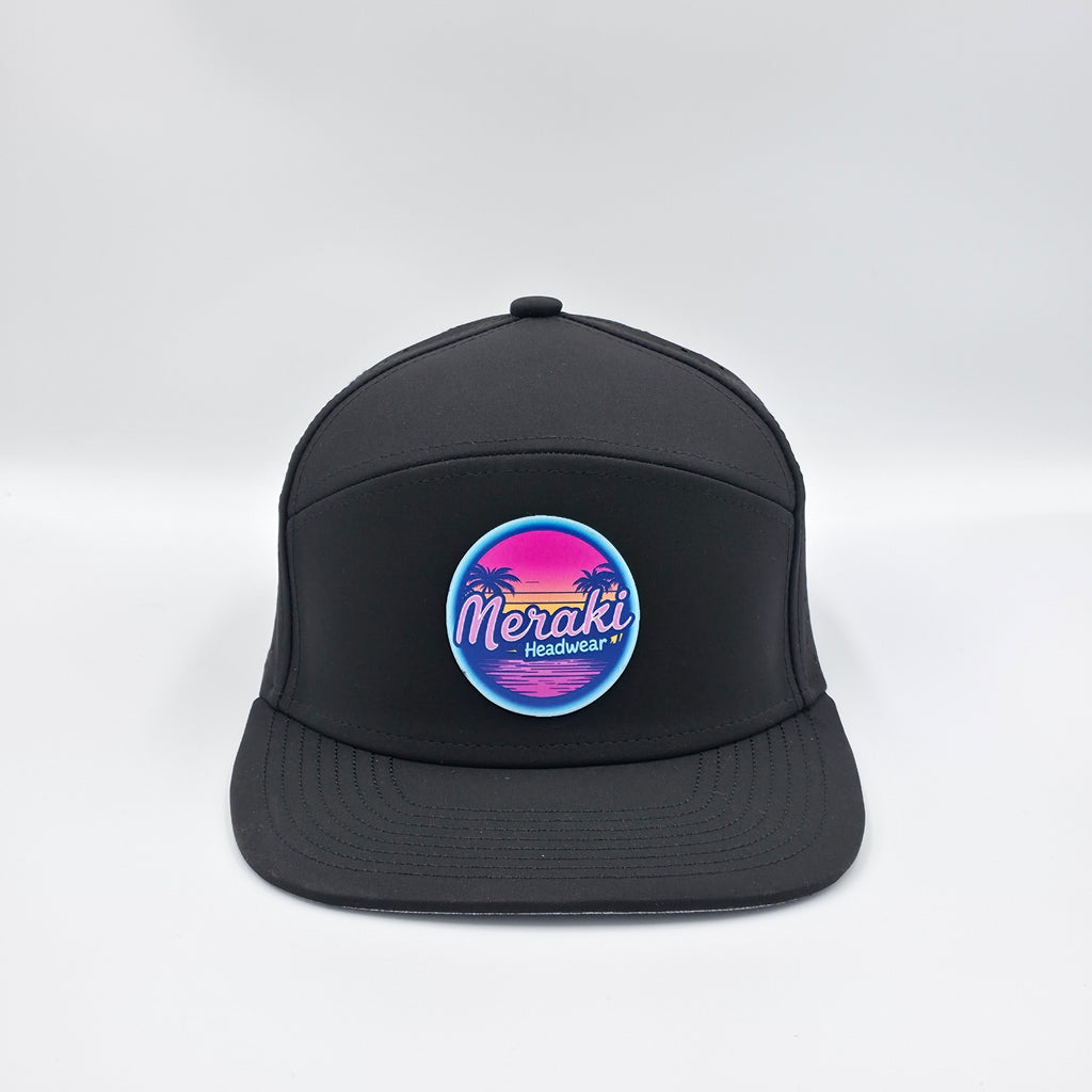Midnight Black 6 Panel Meraki Sunset