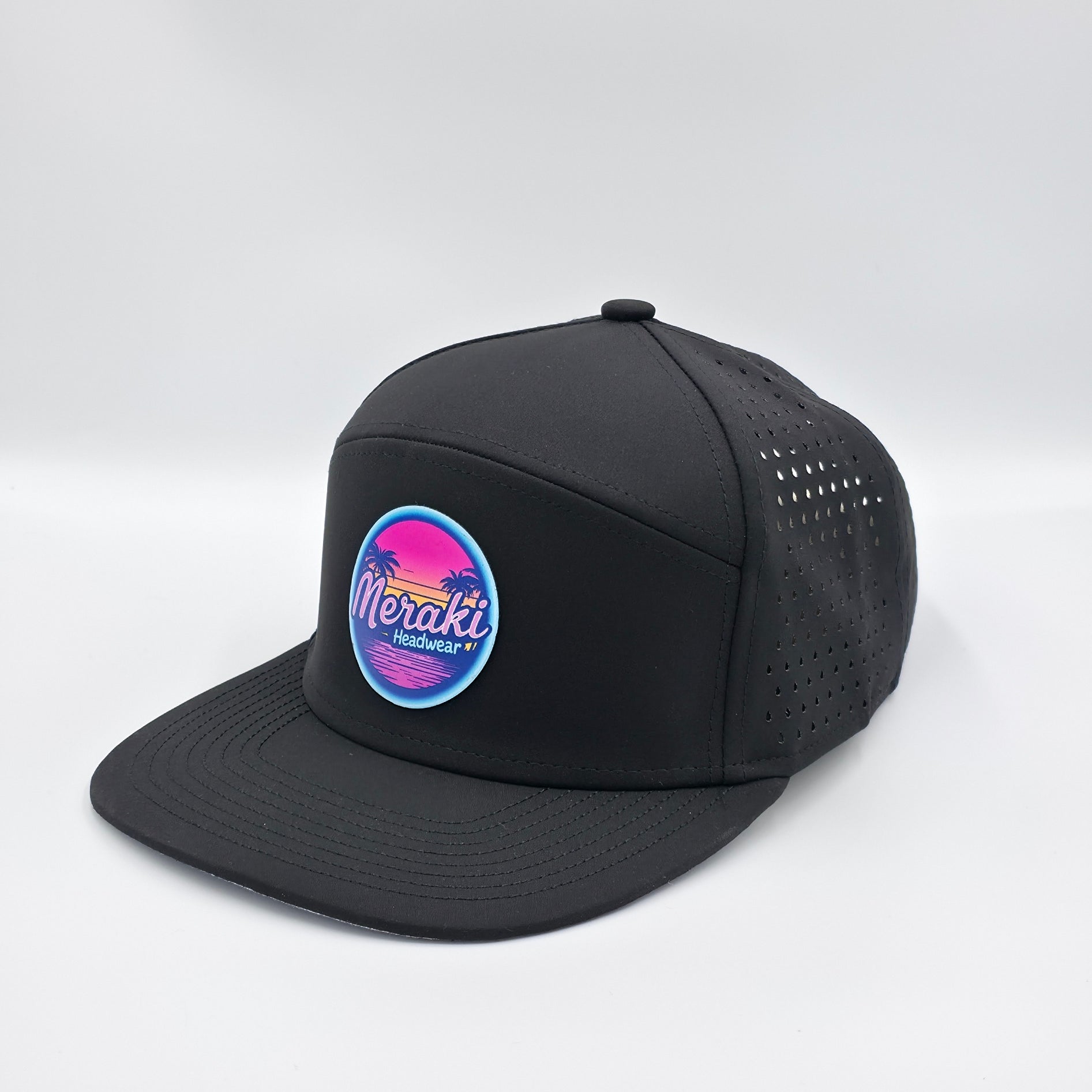 Midnight Black 6 Panel Meraki Sunset