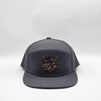 Carbon Charcoal 6 Panel Hunting USA Orange Camo