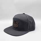Carbon Charcoal 6 Panel Hunting USA Orange Camo