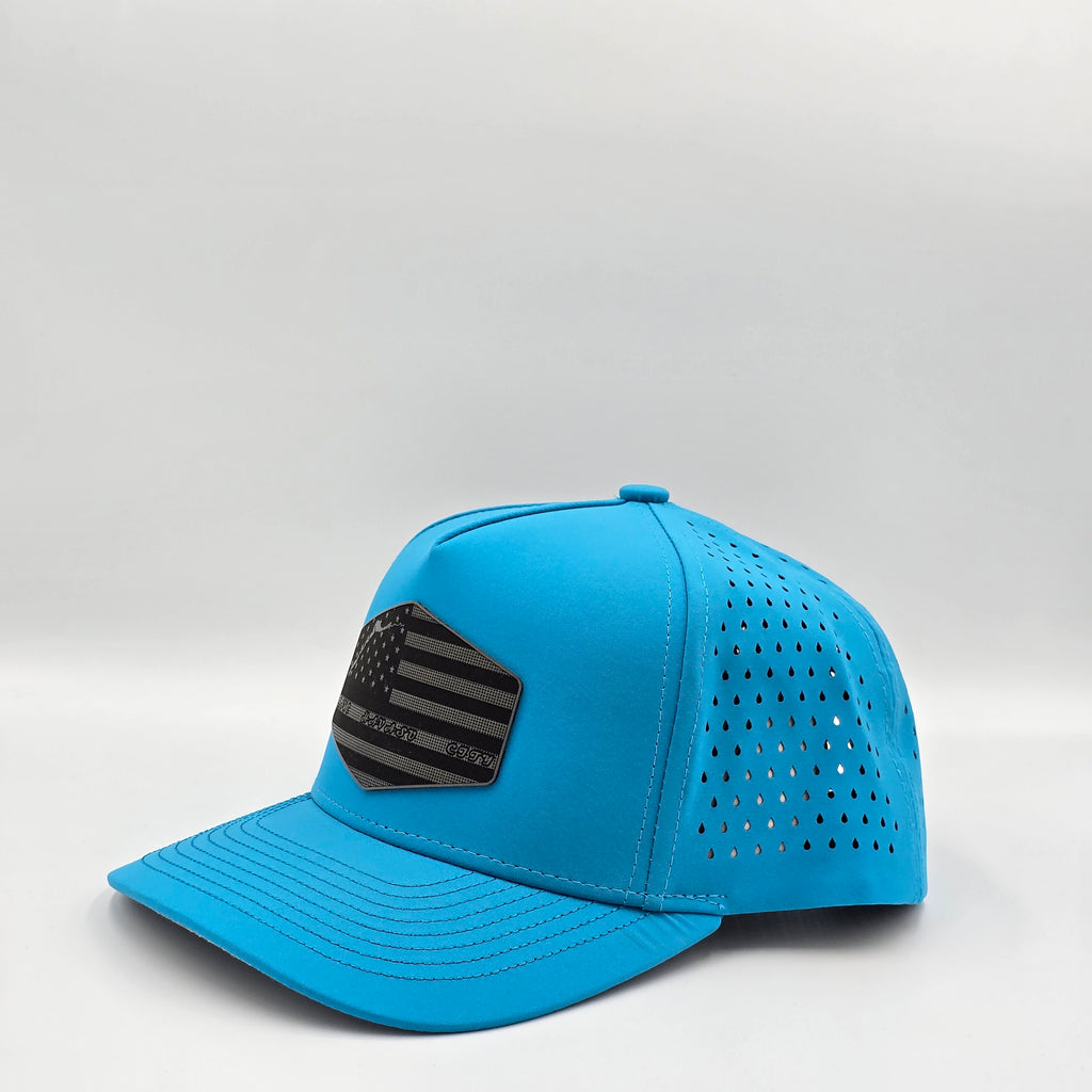 HavaBlue 5 Panel Lake Havasu City Lake Map with USA Flag