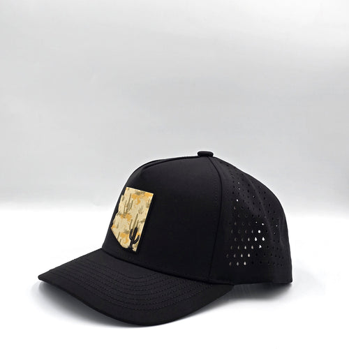 Arizona Desert 5-Panel Hat — Midnight Black