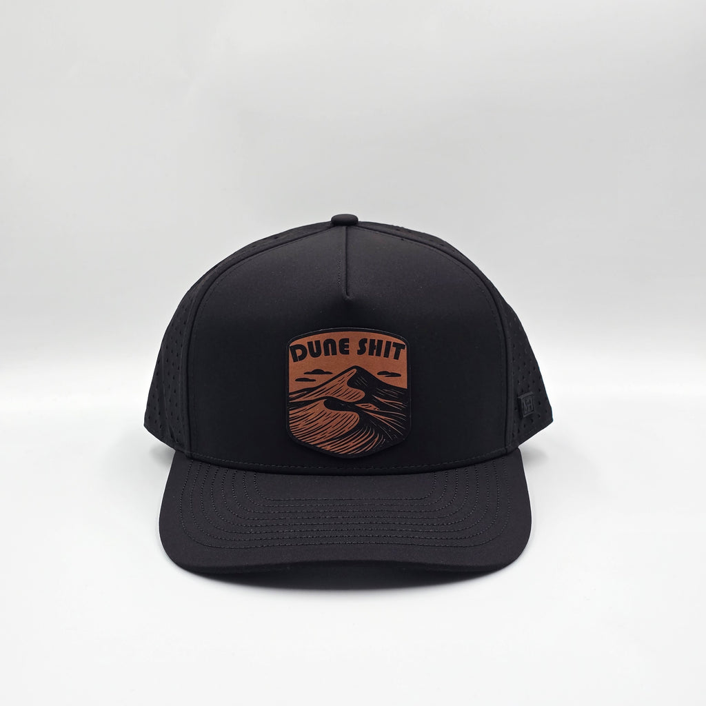 Midnight Black 5 Panel Dune Sh*t Badge Rawhide
