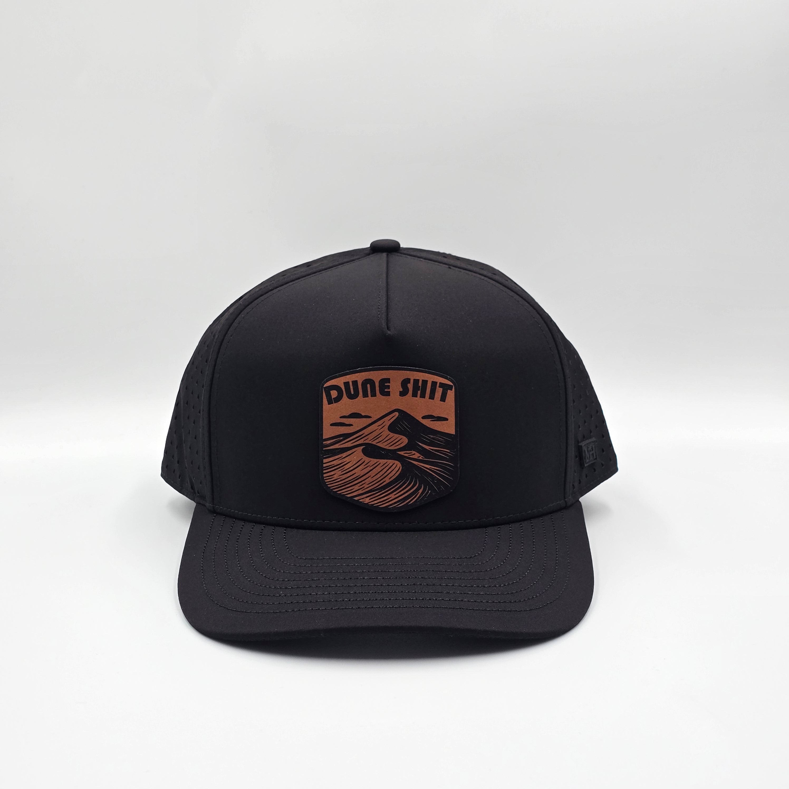 Midnight Black 5 Panel Dune Sh*t Badge Rawhide