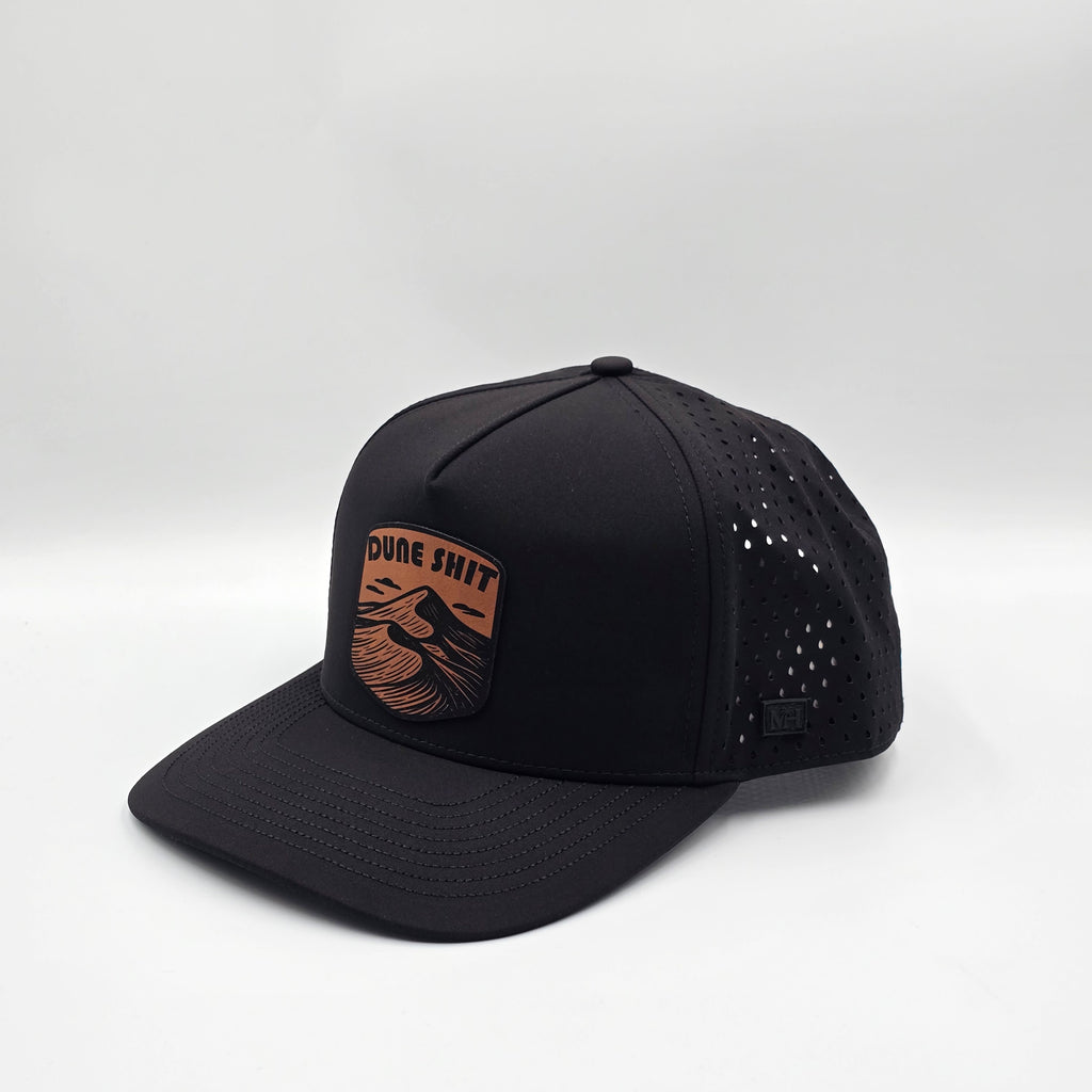 Midnight Black 5 Panel Dune Sh*t Badge Rawhide