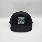 Midnight Black 5 Panel Float Drink Tan Repeat