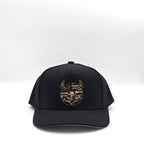 Midnight Black 5 Panel American Flag Hunting Camo