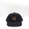 Midnight Black 5 Panel American Flag Hunting Orange Camo
