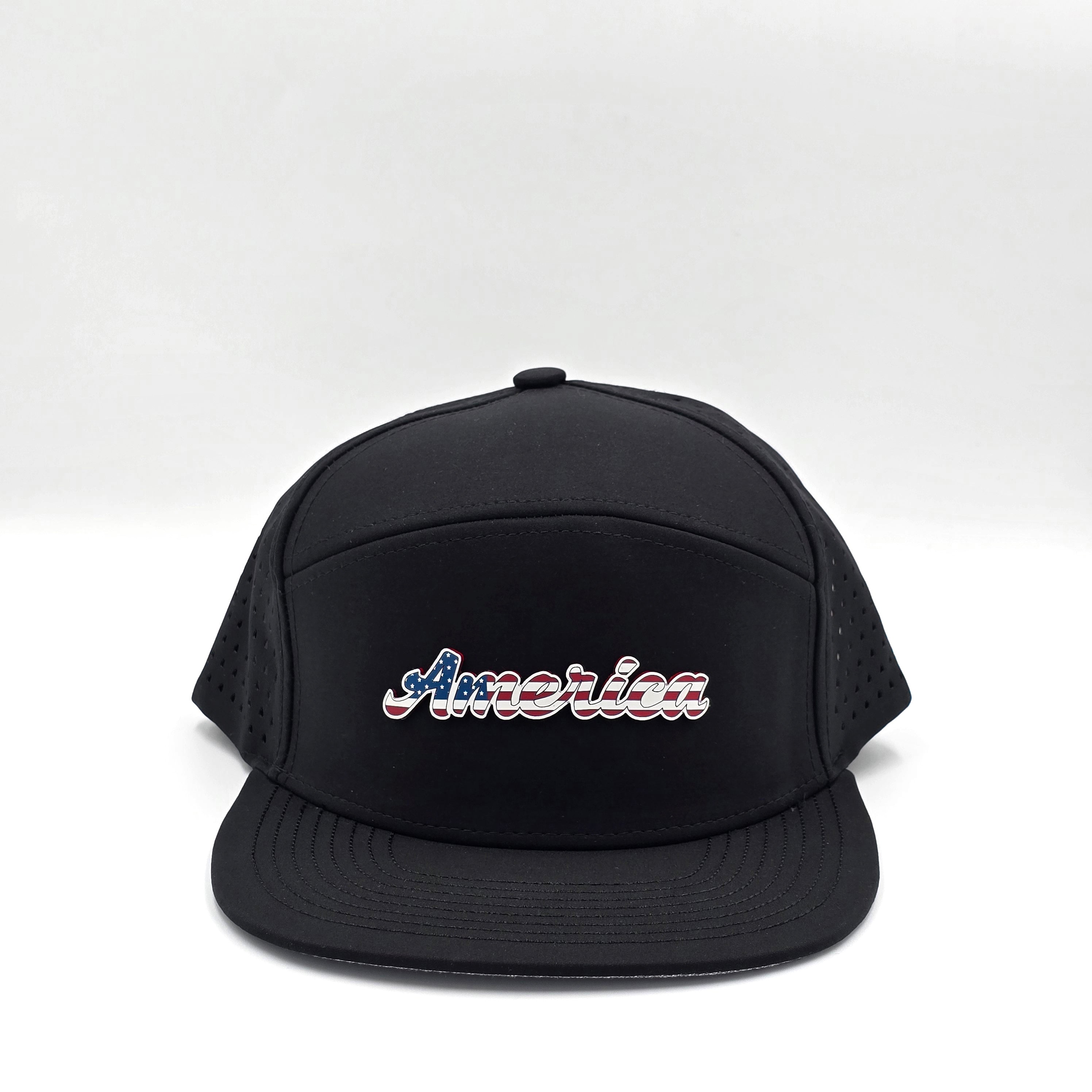 America 6-Panel Hat — Midnight Black | Meraki Headwear