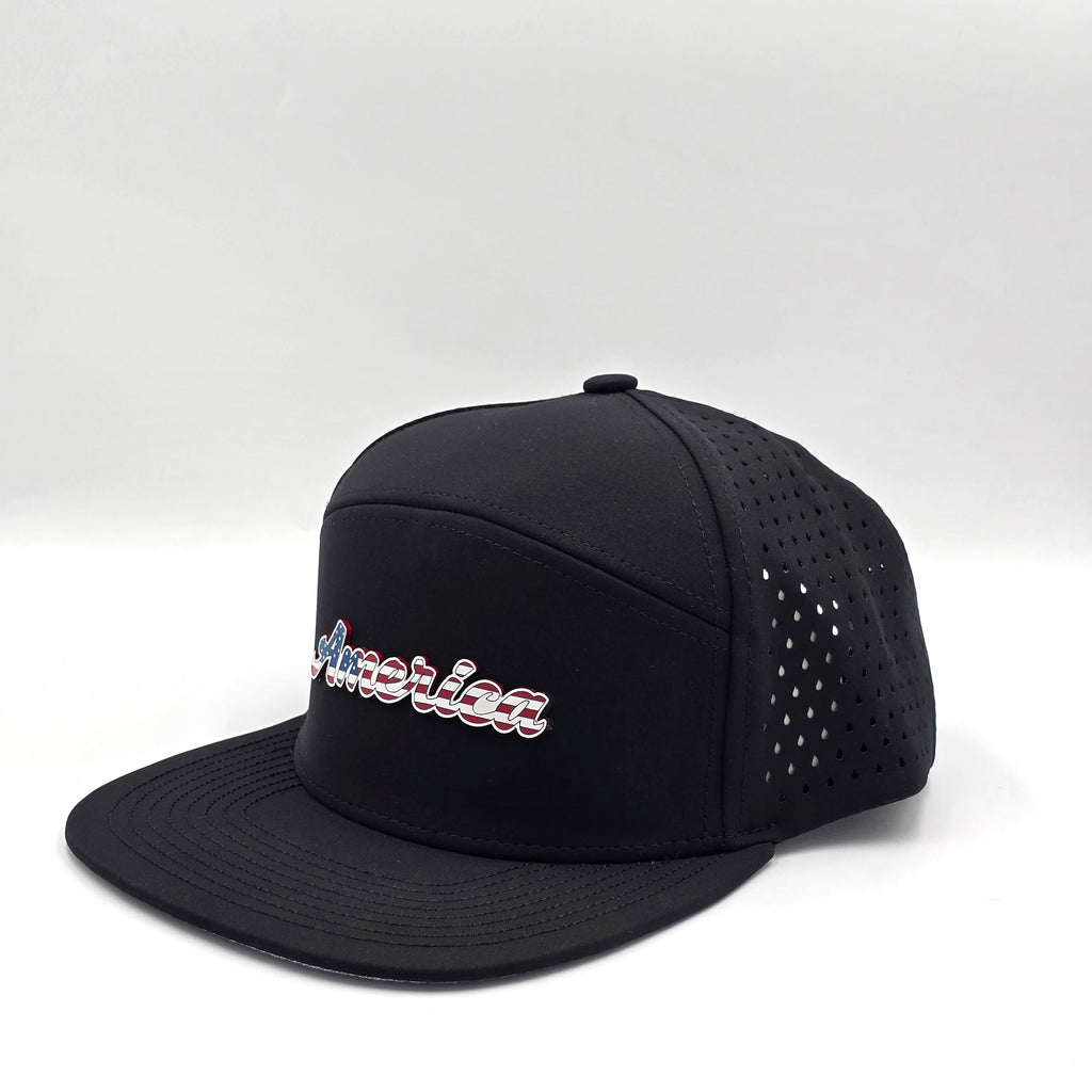 Midnight Black 6 Panel America
