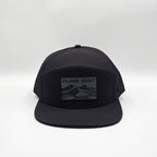 Midnight Black 6 Panel Dune Sh*t Rectangle Charcoal