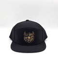 Midnight Black 6 Panel American Flag Hunting Camo