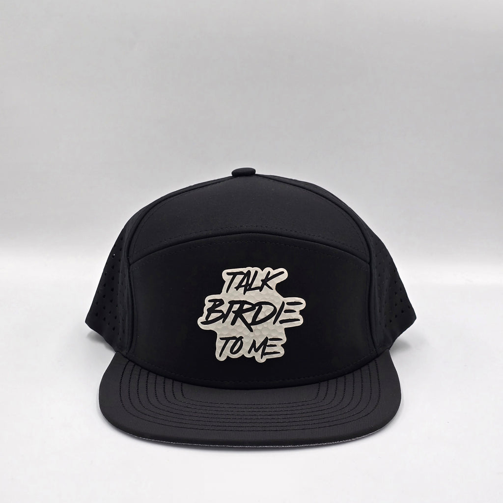 Midnight Black 6 Panel Talk Birdie To Me