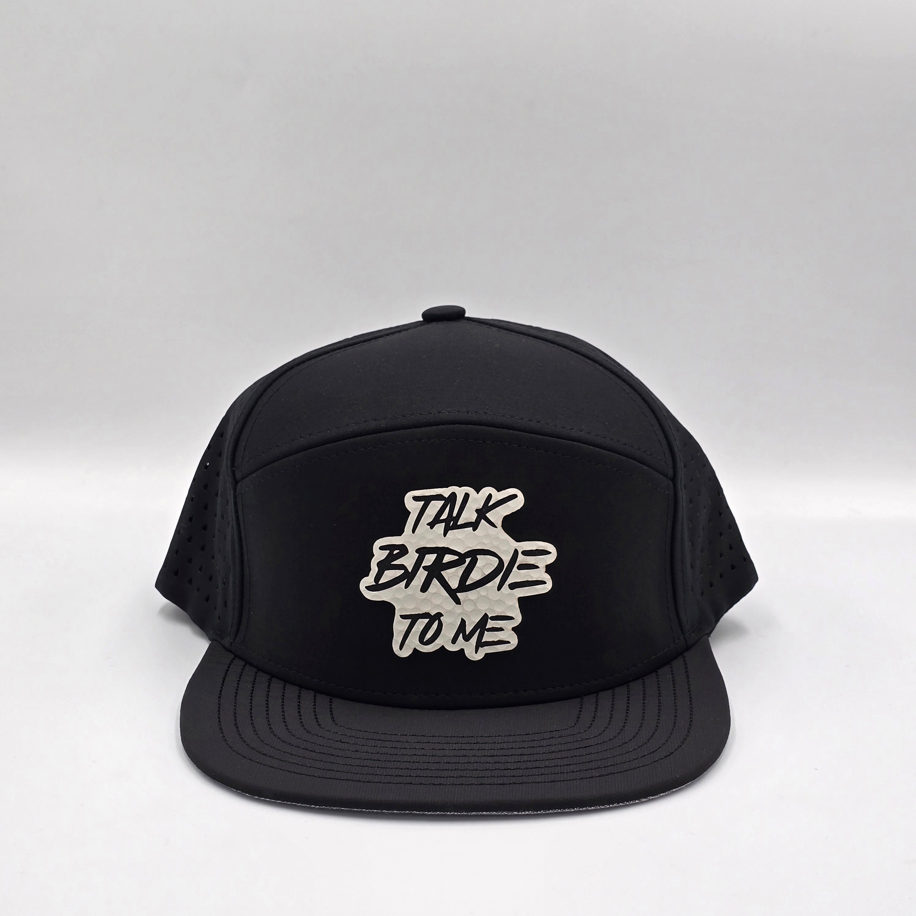 Midnight Black 6 Panel Talk Birdie To Me