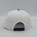Two-tone cap with white top and black brim on a gray background variant-classic-57cm-to-59cm-polar-eclipse