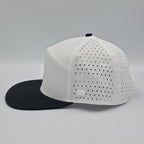 White cap with black brim on a gray background variant-polar-eclipse