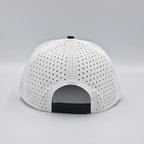 White cap with black brim on a gray background variant-polar-eclipse