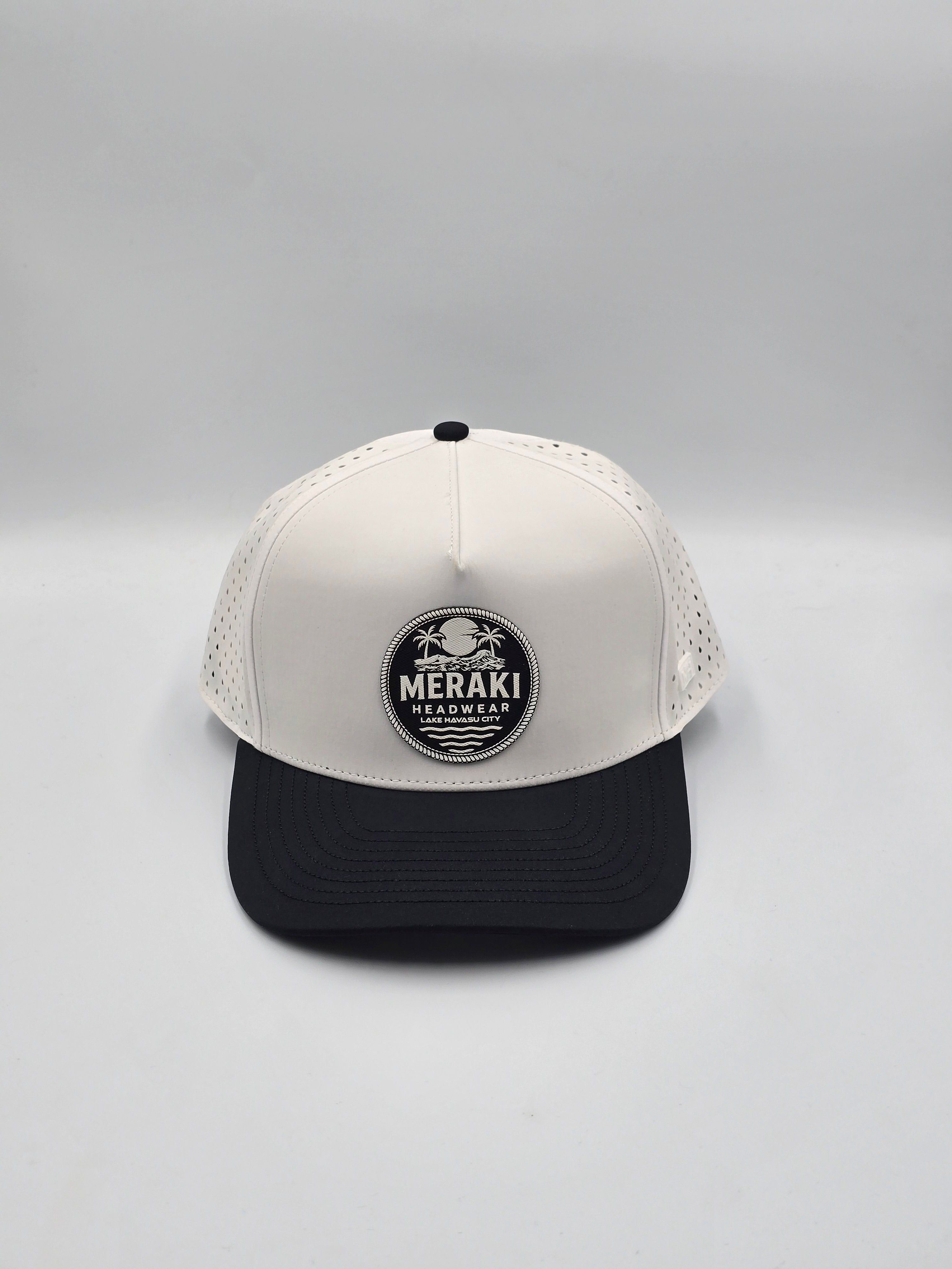 Polar Eclipse 5 Panel Meraki Headwear Sunset White
