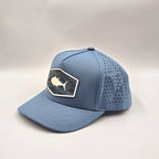 Slate Blue 5 Panel Ocean Tuna White