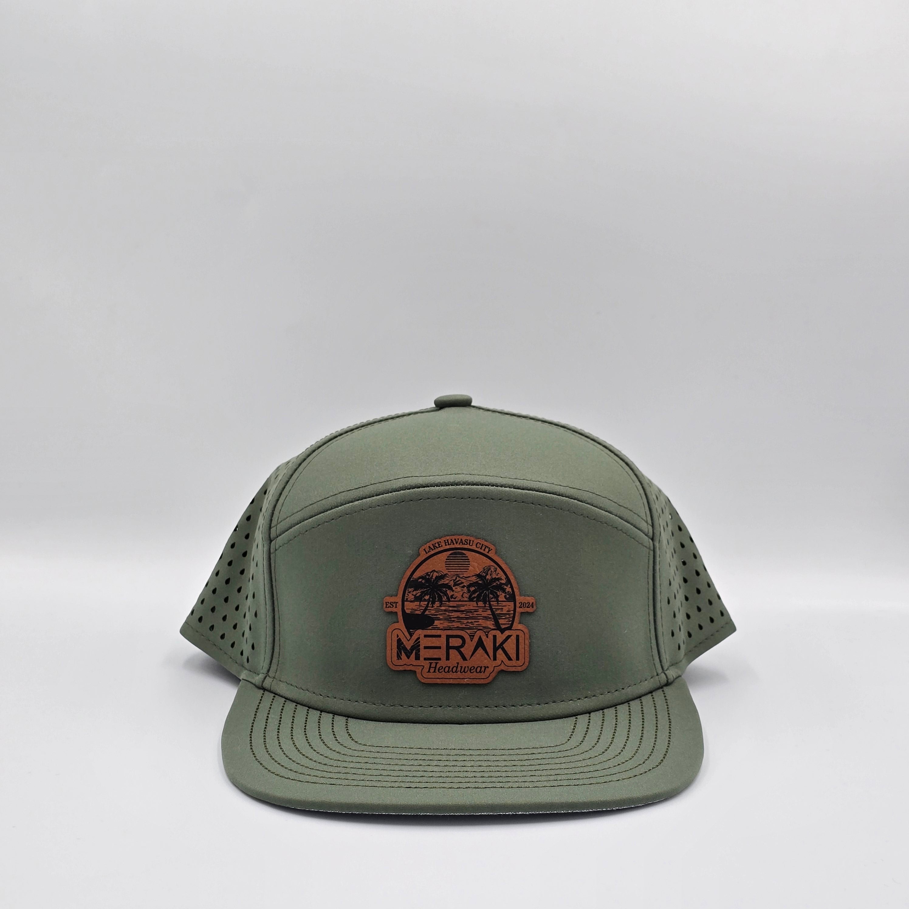 Stratos Green 6 Panel Meraki Lake Scene